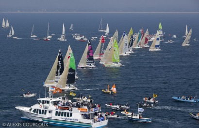 DEPART DE LA TRANSAT BENODET MARTINIQUE - BENODET LE 10/04/2011