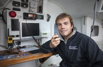 Corentin Horeau sur la  Solitaire du Figaro - Eric Bompard Cachemire