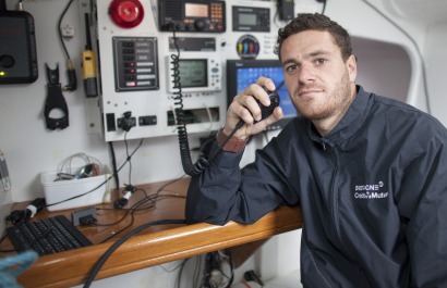 Anthony Marchand sur la  Solitaire du Figaro - Eric Bompard Cachemire