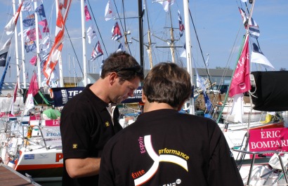 Ambiance sur la Solitaire du Figaro - Eric Bompard Cachemire