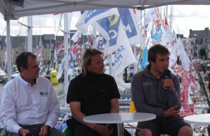 Ambiance sur la Solitaire du Figaro - Eric Bompard Cachemire