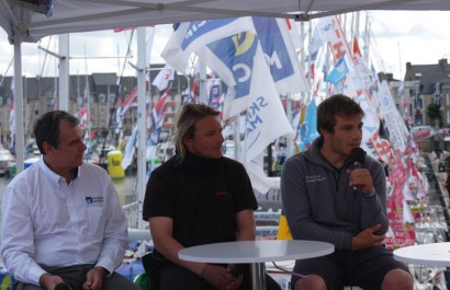 Ambiance sur la Solitaire du Figaro - Eric Bompard Cachemire