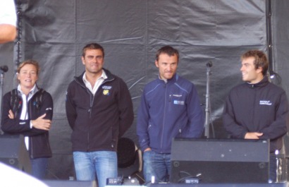 Ambiance sur la Solitaire du Figaro - Eric Bompard Cachemire