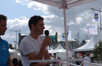 Ambiance sur la Solitaire du Figaro - Eric Bompard Cachemire