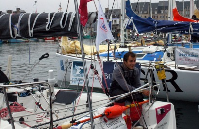 Ambiance sur la Solitaire du Figaro - Eric Bompard Cachemire