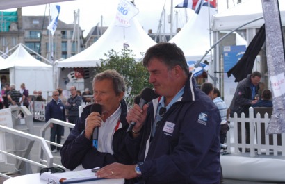 Ambiance sur la Solitaire du Figaro - Eric Bompard Cachemire