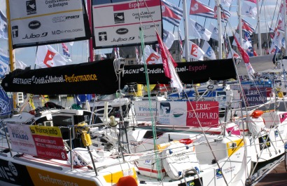 Ambiance sur la Solitaire du Figaro - Eric Bompard Cachemire