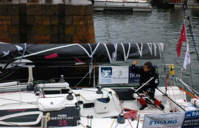 Ambiance sur la Solitaire du Figaro - Eric Bompard Cachemire