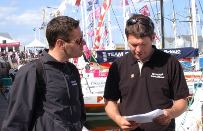 Ambiance sur la Solitaire du Figaro - Eric Bompard Cachemire