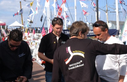 Ambiance sur la Solitaire du Figaro - Eric Bompard Cachemire