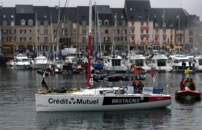 Ambiance sur la Solitaire du Figaro - Eric Bompard Cachemire