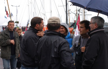 Ambiance sur la Solitaire du Figaro - Eric Bompard Cachemire