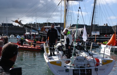 Ambiance sur la Transat AG2R avec Anthony Marchand et Romain Attanasio