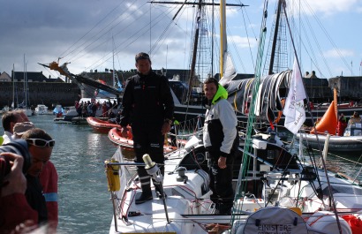 Ambiance sur la Transat AG2R avec Anthony Marchand et Romain Attanasio