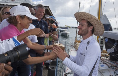 Anthony Marchand, skipper du Figaro Bretagne-Crédit Mutuel Performance, 4eme de la Transat Bretagne-Martinique - Fort de France 