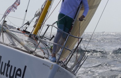 Anthony Marchand, skipper du Figaro Bretagne-Crédit Mutuel Performance, 4eme de la Transat Bretagne-Martinique - Fort de France 