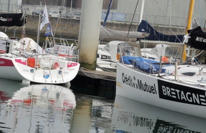 Les Figaro Bretagne - Credit Mutuel sur la Solo Lorient Horta 