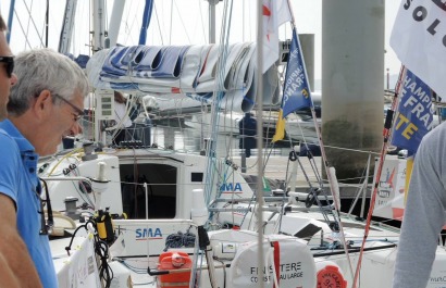 Les Figaro Bretagne - Credit Mutuel sur la Solo Lorient Horta 