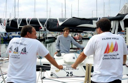 Les Figaro Bretagne - Credit Mutuel sur la Solo Lorient Horta 