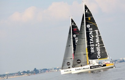 Les Figaro Bretagne - Credit Mutuel sur la Solo Lorient Horta 