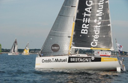 Les Figaro Bretagne - Credit Mutuel sur la Solo Lorient Horta 