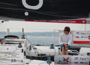 Les Figaro Bretagne - Credit Mutuel sur la Solo Lorient Horta 