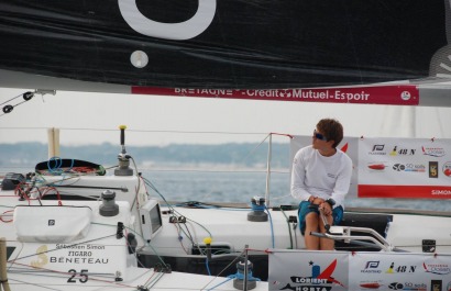 Les Figaro Bretagne - Credit Mutuel sur la Solo Lorient Horta 