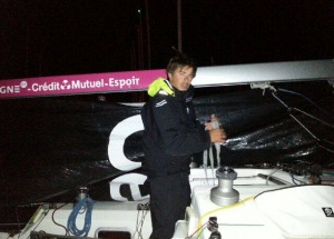 Les Figaro Bretagne - Credit Mutuel sur la Solo Lorient Horta 