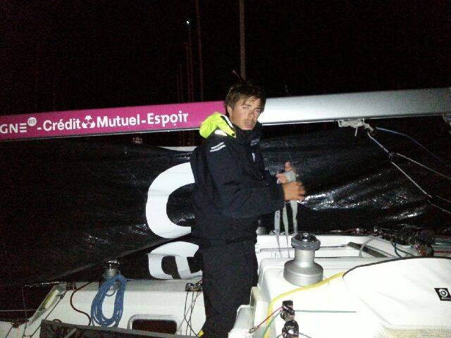 Les Figaro Bretagne - Credit Mutuel sur la Solo Lorient Horta