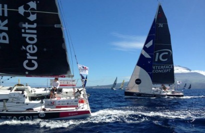 Les Figaro Bretagne - Credit Mutuel sur la Solo Lorient Horta 