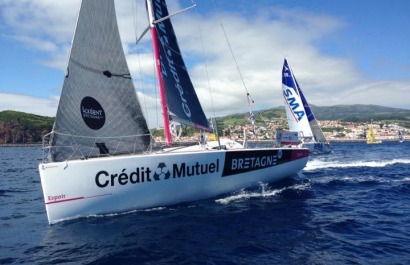 Les Figaro Bretagne - Credit Mutuel sur la Solo Lorient Horta 