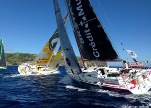 Les Figaro Bretagne - Credit Mutuel sur la Solo Lorient Horta 