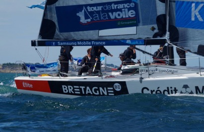 Tour de France avec Nicolas Troussel sur Bretagne - Credit Mutuel Élite 