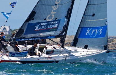 Tour de France avec Nicolas Troussel sur Bretagne - Credit Mutuel Élite 