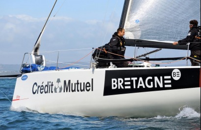 Grand Prix Guyader en M34 avec Nicolas TROUSSEL sur Bretagne Credit Mutuel Élite