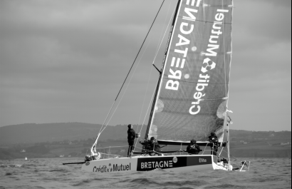 Grand Prix Guyader en M34 avec Nicolas TROUSSEL sur Bretagne Credit Mutuel Élite