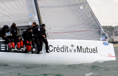 Grand Prix Guyader en M34 avec Nicolas TROUSSEL sur Bretagne Credit Mutuel Élite