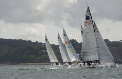 Grand Prix Guyader en M34 avec Nicolas TROUSSEL sur Bretagne Credit Mutuel Élite