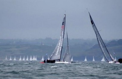 Grand Prix Guyader en M34 avec Nicolas TROUSSEL sur Bretagne Credit Mutuel Élite