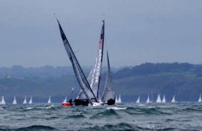 Grand Prix Guyader en M34 avec Nicolas TROUSSEL sur Bretagne Credit Mutuel Élite