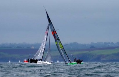 Grand Prix Guyader en M34 avec Nicolas TROUSSEL sur Bretagne Credit Mutuel Élite