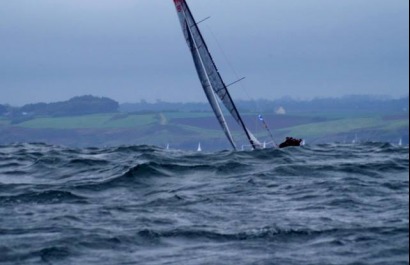 Grand Prix Guyader en M34 avec Nicolas TROUSSEL sur Bretagne Credit Mutuel Élite