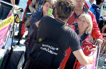 Solitaire du Figaro - Eric Bompard cachemire avec Corentin HOREAU et Sebastien SIMON en Figaro Beneteau