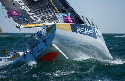 Solitaire du Figaro - Eric Bompard cachemire avec Corentin HOREAU et Sebastien SIMON en Figaro Beneteau