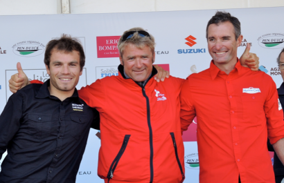 Solitaire du Figaro - Eric Bompard cachemire avec Corentin HOREAU et Sebastien SIMON en Figaro Beneteau