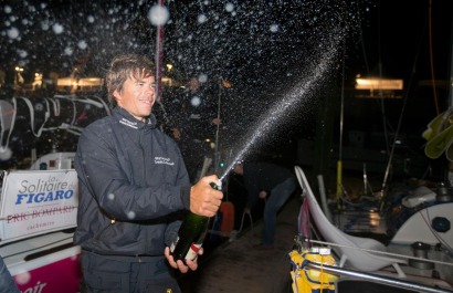 Solitaire du Figaro - Eric Bompard cachemire avec Corentin HOREAU et Sebastien SIMON en Figaro Beneteau