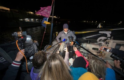 Solitaire du Figaro - Eric Bompard cachemire avec Corentin HOREAU et Sebastien SIMON en Figaro Beneteau