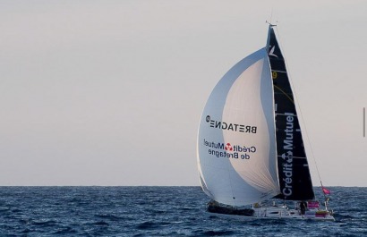 Solitaire du Figaro - Eric Bompard cachemire avec Corentin HOREAU et Sebastien SIMON en Figaro Beneteau