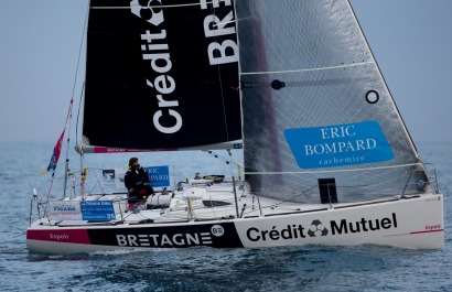 Solitaire du Figaro - Eric Bompard cachemire avec Corentin HOREAU et Sebastien SIMON en Figaro Beneteau