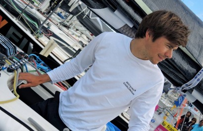 Solitaire du Figaro - Eric Bompard cachemire avec Corentin HOREAU et Sebastien SIMON en Figaro Beneteau